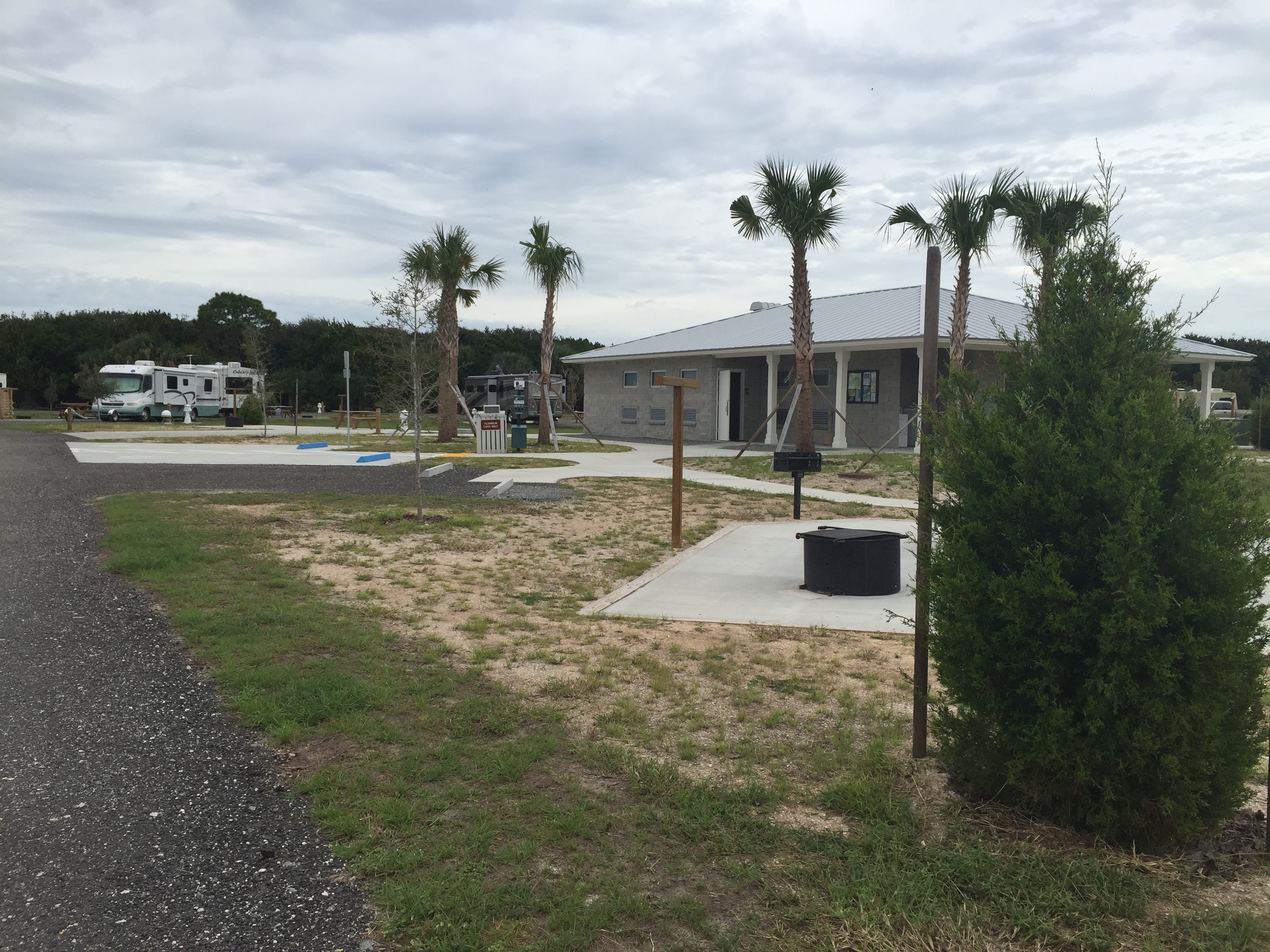 River Side Camping at Gamble Rogers State Park